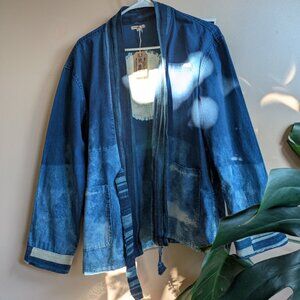 dr. collectors corsican fisherman jacket rising sun in size L ☄️🌀💙💠🐟🌕